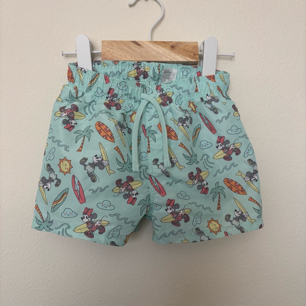 H&M Mickey Mouse Swim Shorts 9-12M